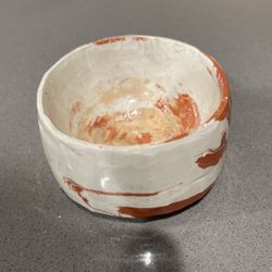 Handmade Marble Mud Ceramic Bowl