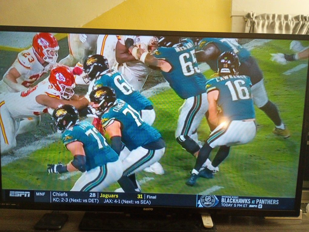 Sanyo 55 Inch HDTV.