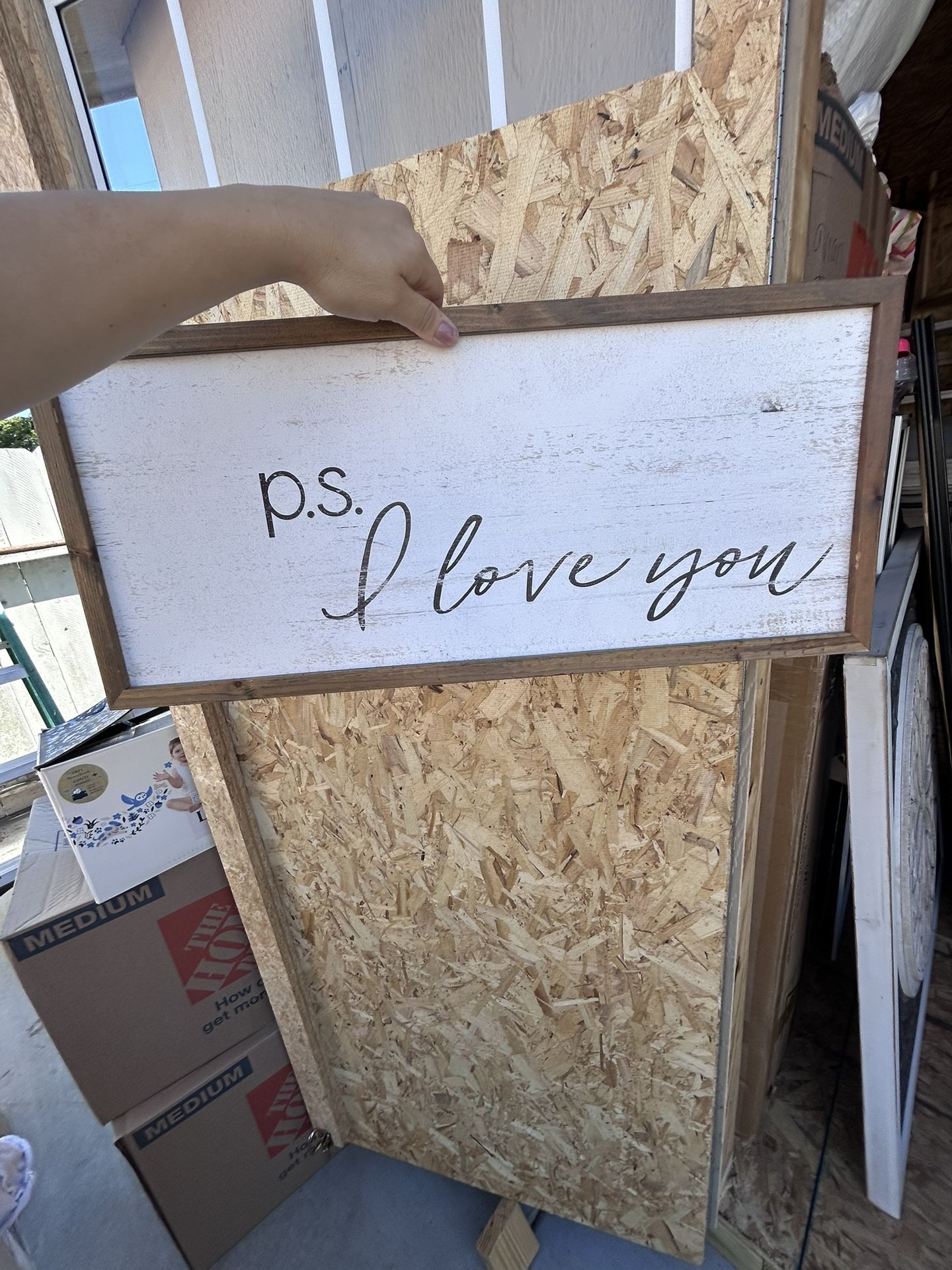 Wedding Sign “P.S. I Love you”