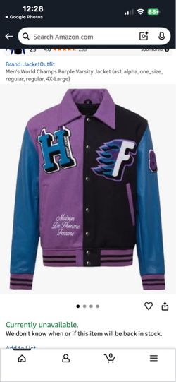 Maison De Homme Femme Varsity Jacket Men size Small