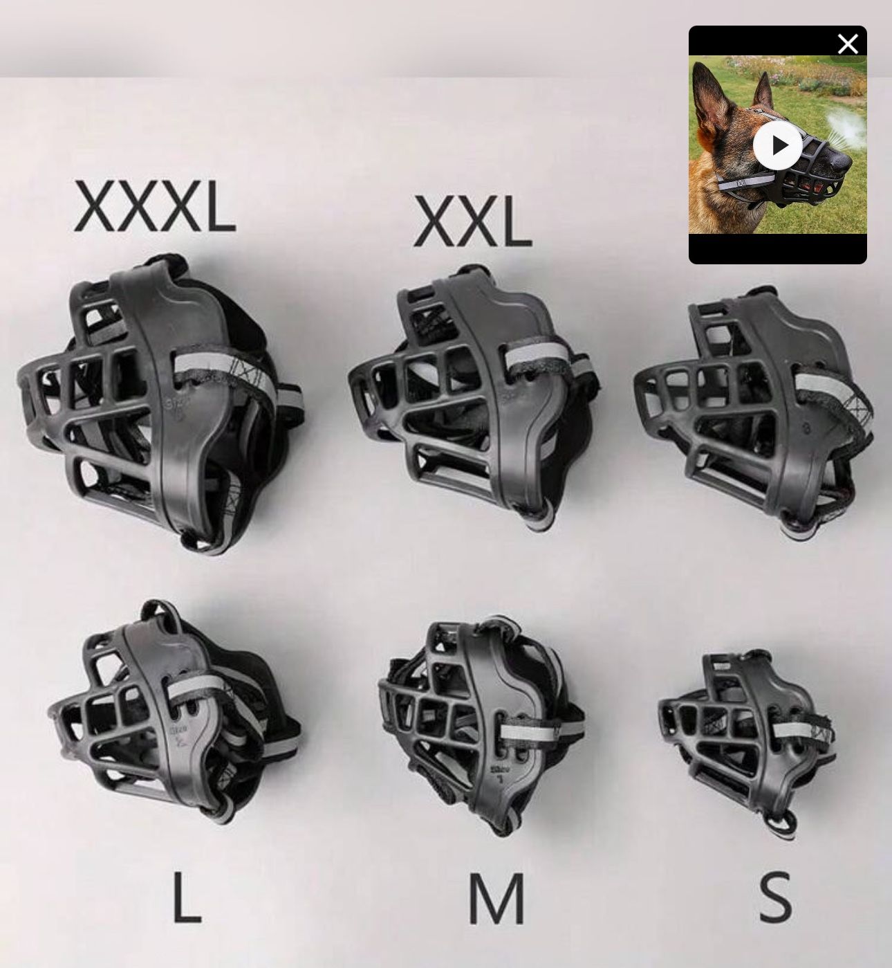 Medium And Large Dog Muzzle