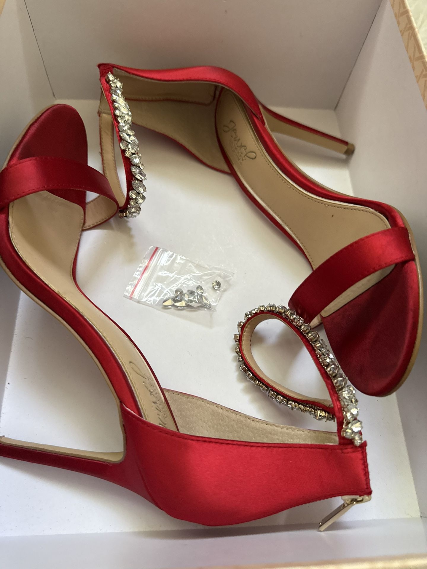 Badgley Mischka Red Heels