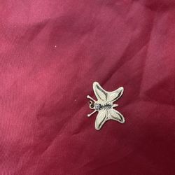 10k Gold With A Small Diamonds Butterfly Pendant 
