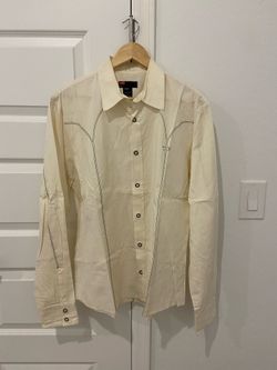 Men’s White Button Up Shirt
