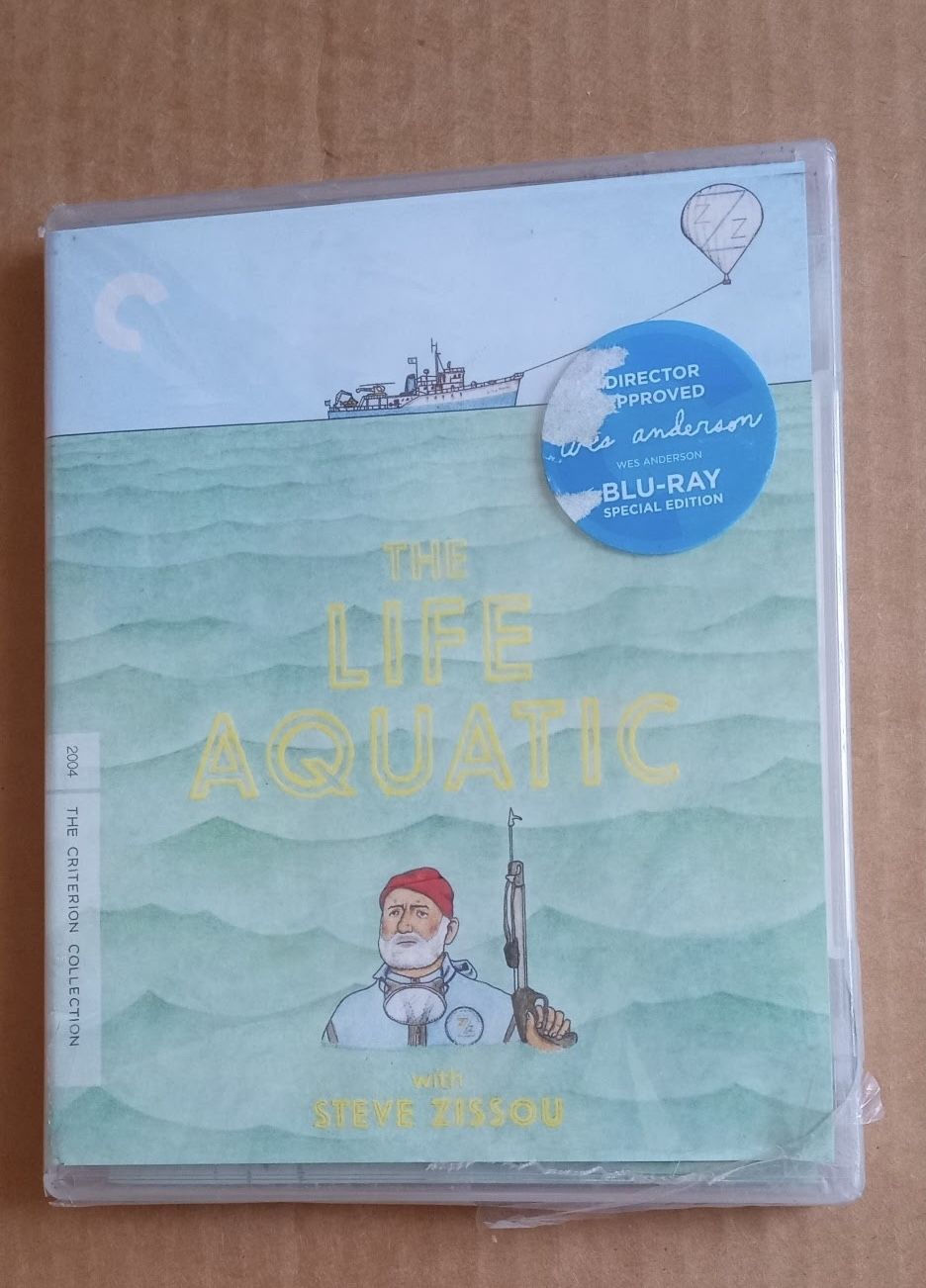 blu ray life aquatic steve zissou bluray criterion brand new