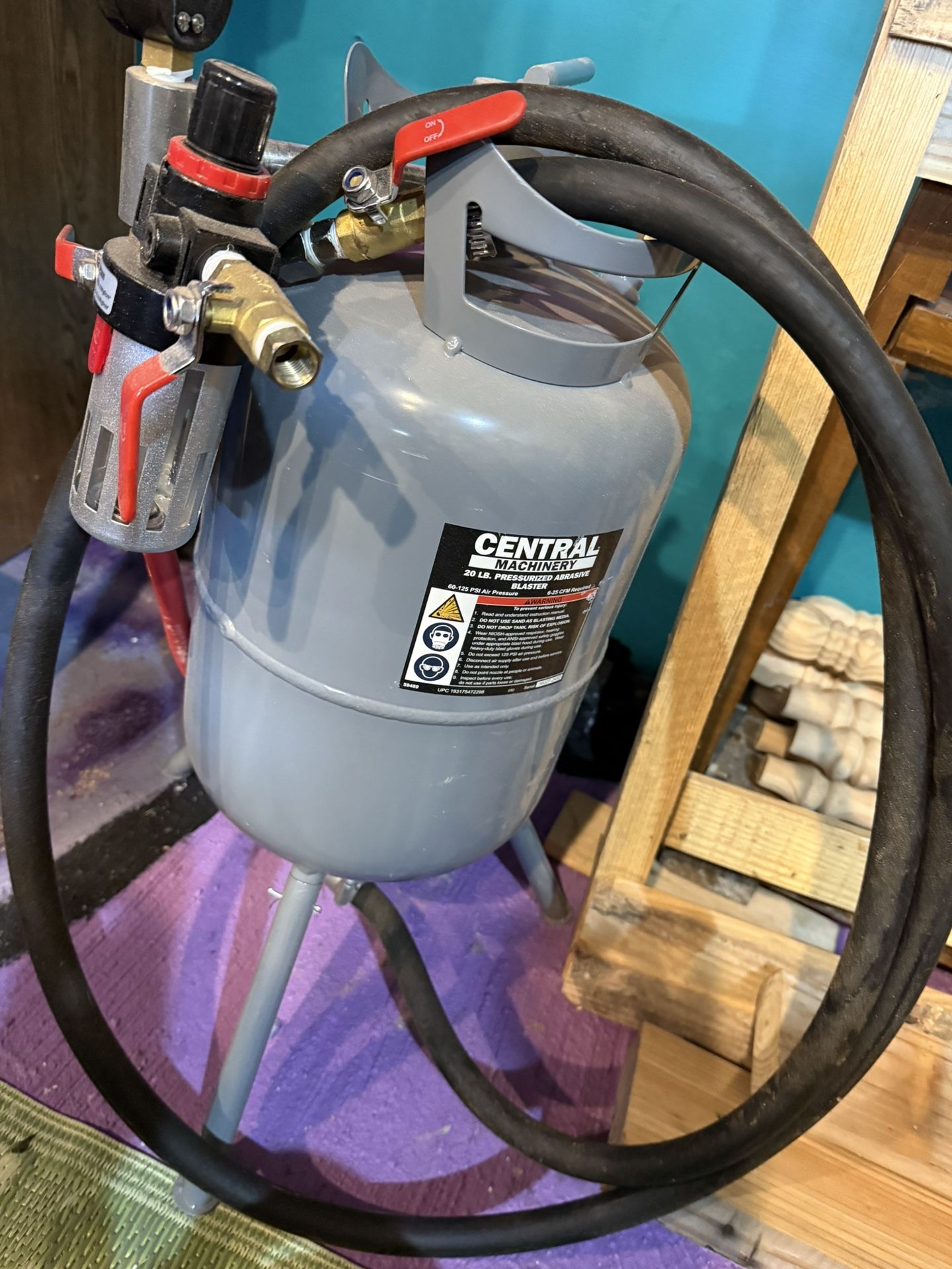 Sand Blaster Tank