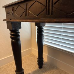 Gorgeous Dark Wood Console Table