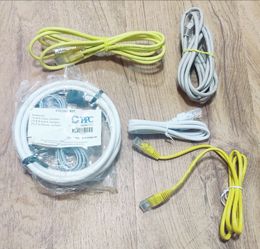 Lot Of 6 Cat 6 ethernet Cables 7ft, 6ft And Coaxial Cable