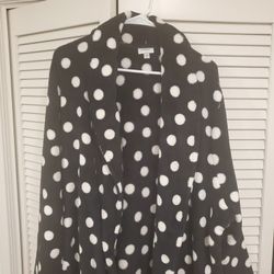 Polka Dot Bath Robe Like New 26/28