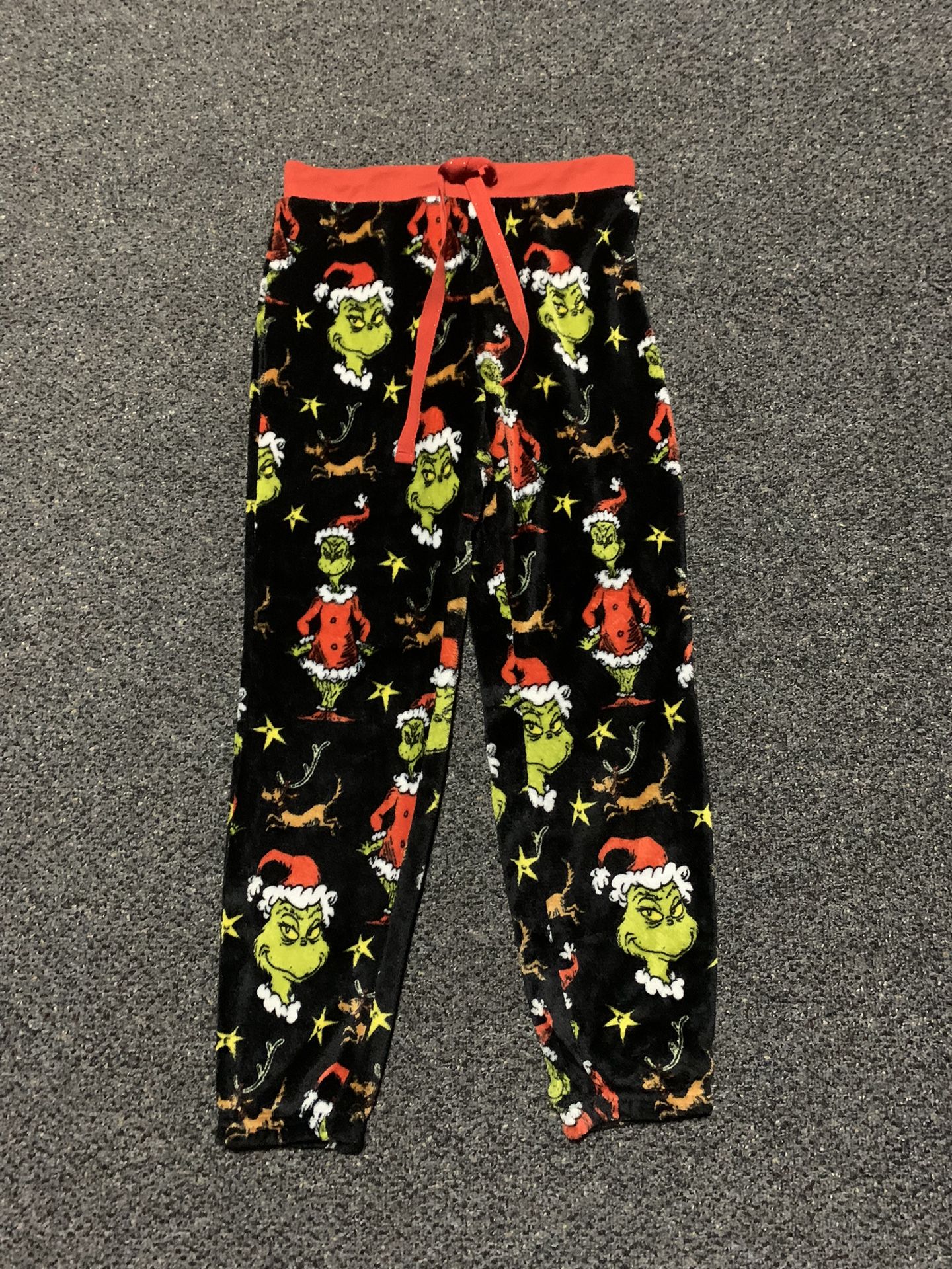 The Grinch and Max women’s size medium (8/10) super soft fleece christmas pajama pants 