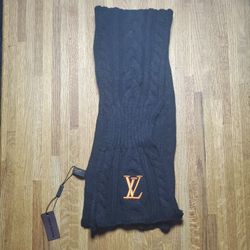 Louis Vuitton Black Cashmere Scarf