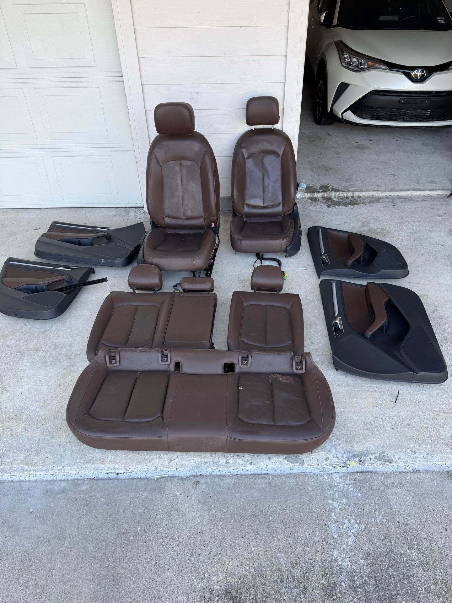 Brown Interior Set For Audi A3 2016