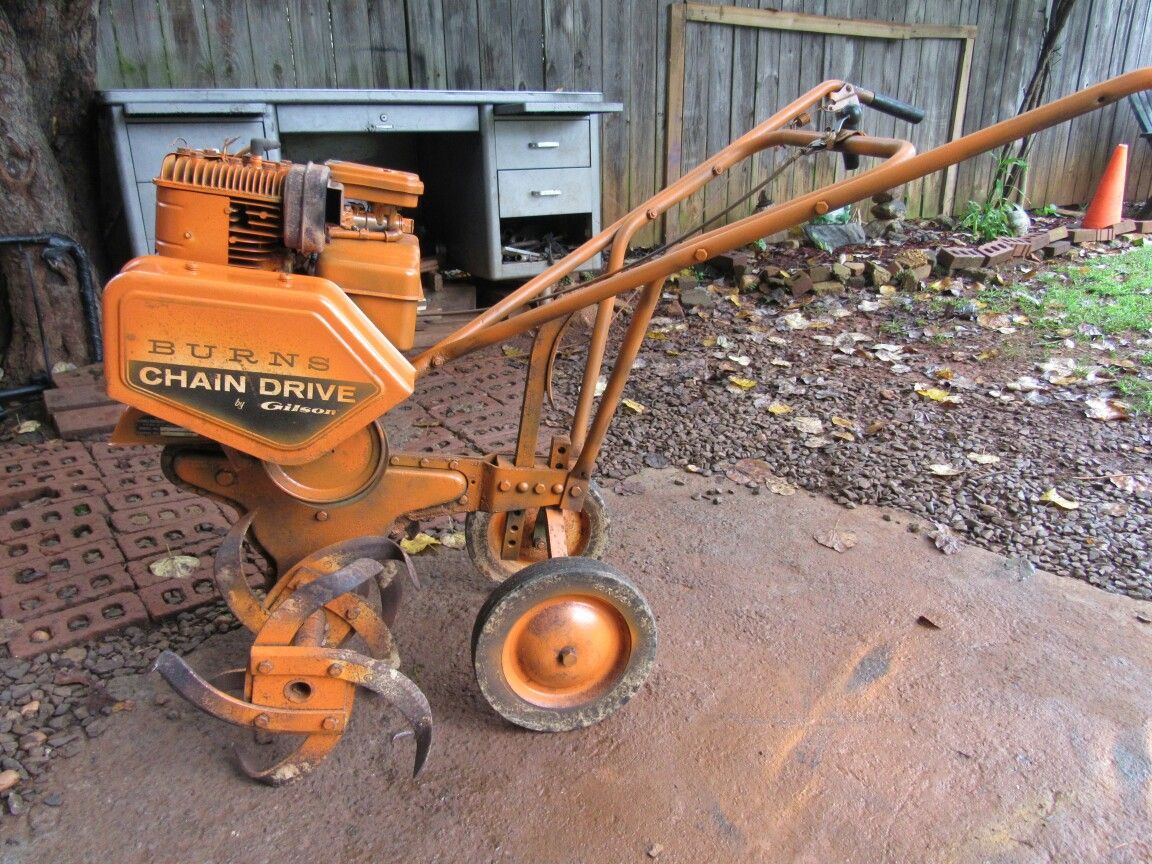 Garden Tiller Gilson Burns Chain Drive 5HP