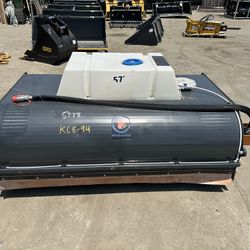 Skid Steer Sweeper Broom With Tank 