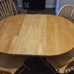 Wooden Dining Room Set