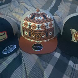 All 3 Are New Hats For $90