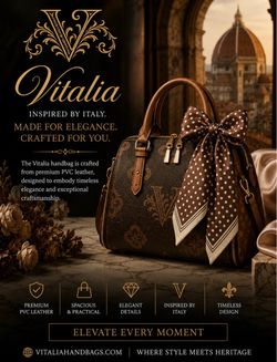 Vitalia Handbag Premium PVC Leather