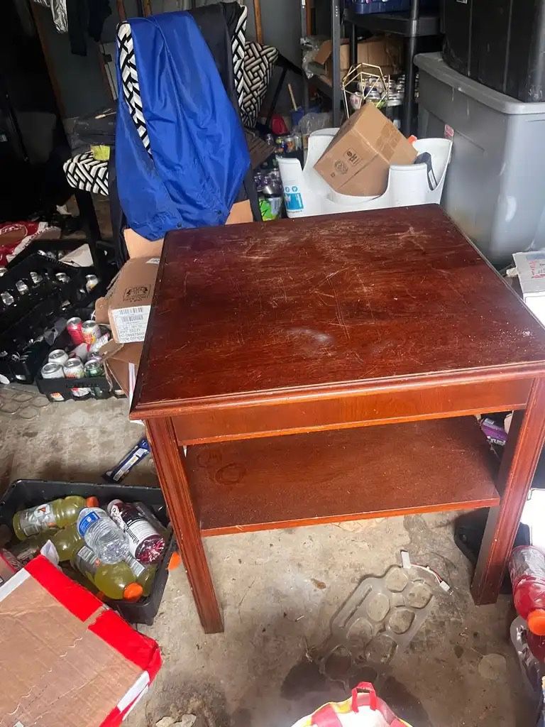 Wooden side table