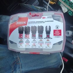 9 Piece General Purpose Oscillating Blade Set 