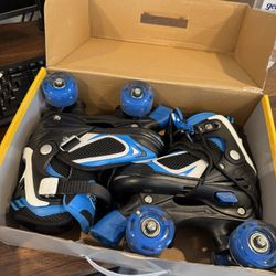 Blue Brand New Roller Blades 