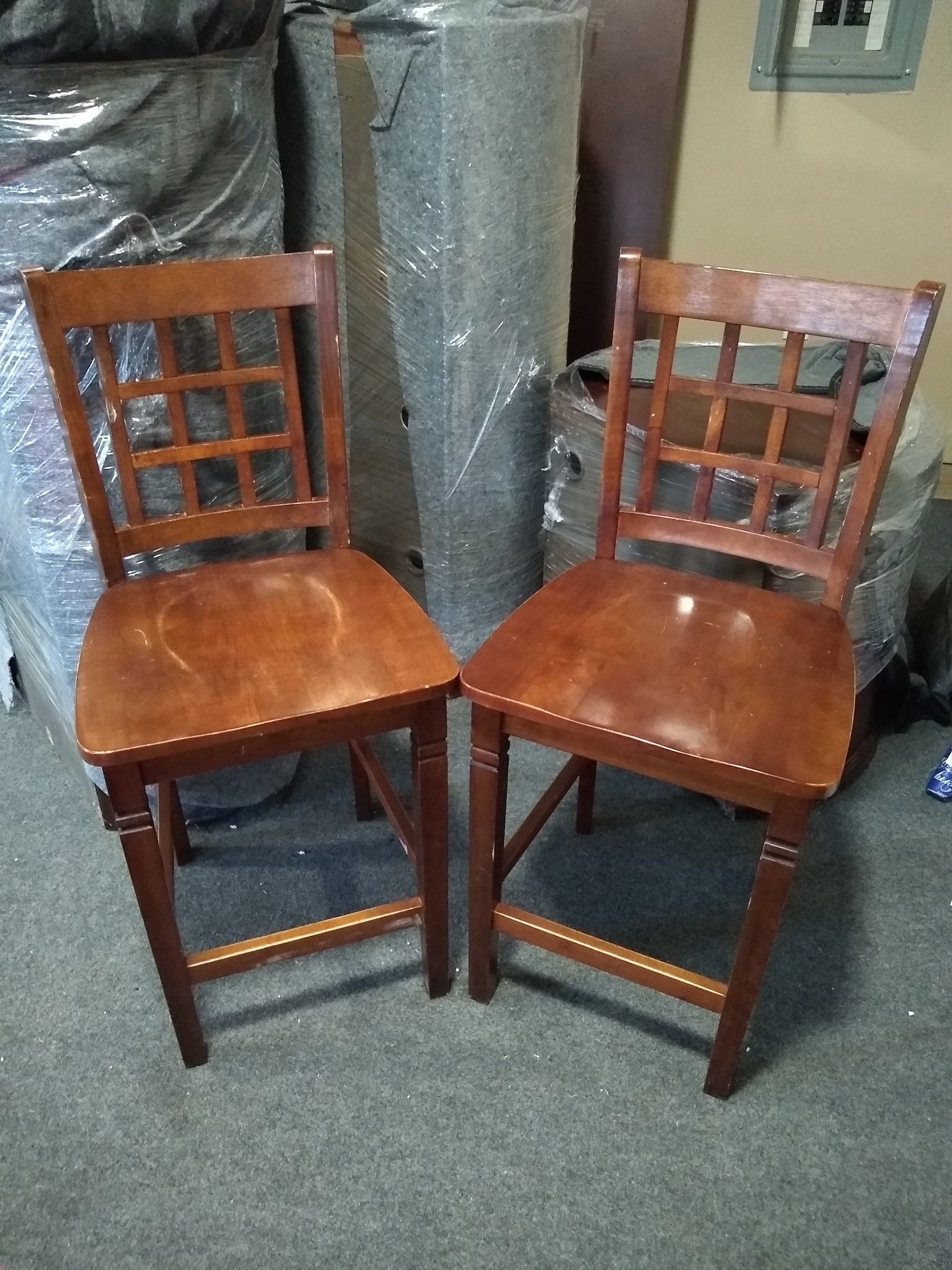 Set of two barstools.