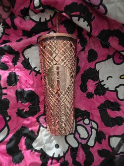 Starbucks Rose Gold Diamond Tumbler