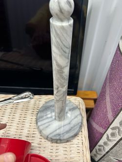 Marble Paper Towel Holder Stand