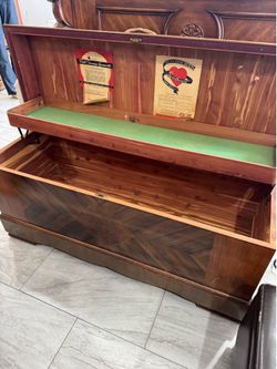 Vintage Ed Roos Sweetheart Cedar Chest
