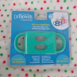 Dr. Brown's Silicone Bottle Handle for Standard Baby Bottles - Turquoise - 4m+