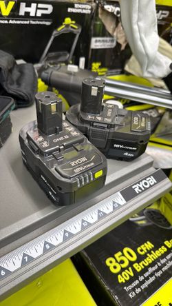 Ryobi 18v battery $45