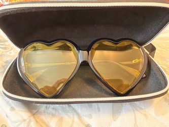 Gucci Heart Yellow GG0360SA Sunglasses