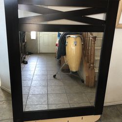 Black Dresser Mirror 