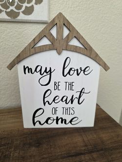 May Love be The Heart Of this Home 8" x 5.5