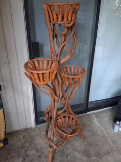 Handmade plant stand
