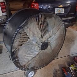Large industrial floor fan
