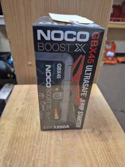 NEW Noco Boost X 12V 1250A GBX45 Ultrasafe Jump Starter