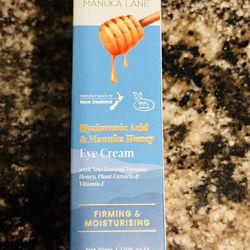 Manuka Lane Hyaluronic Acid & Manuka Honey eye cream 1.01 oz.