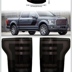 KEWISAUTO Full LED Taillights for Ford F150 15-20, Smoked Tail Lights with Brake, Reverse, Turn Signal, Parking, Rear Back Up Tail Lamp for 2015-2020 