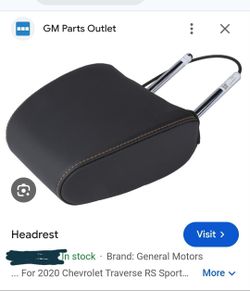 Head rest Traverse 2020 chevy free