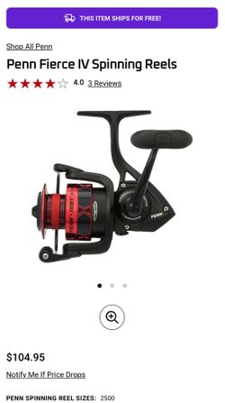 Penn Fishing Reel FIERCE IV 2500