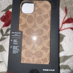 Coach iPhone 15 Plus Case