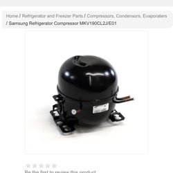 Samsung Compressor P/N mkv190cl2b/e01