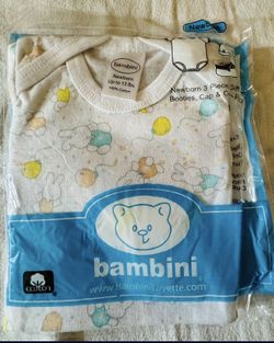 New Newborn 3 Piece Gift