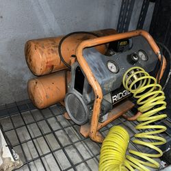 Ridgid Double tank Air Compressor 
