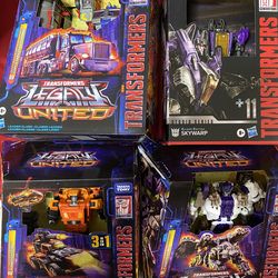 Transformers Action Figures Lot of 4