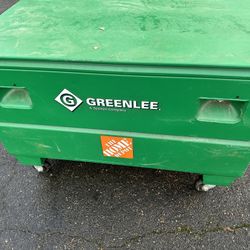Greenlee Jobsite Box – Heavy-Duty • Lockable • On Casters – $500