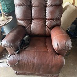 Brown Leather Recliner