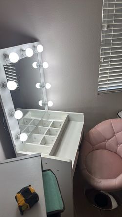 Vanity and chair