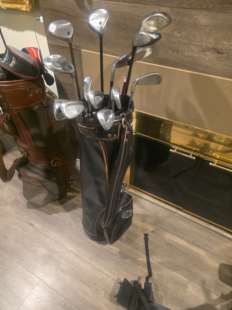 CALLAWAY GOLF/HOGAN GOLF CLUBS WITH BAG (14 CLUBS) FULL SET