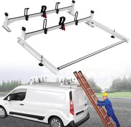 15-26 ford transit 150,250 and 350 cargo vans 54” alloy steel MELIPRON van ladder rack